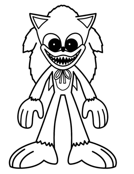Huggy wuggy coloring pages printable for free download