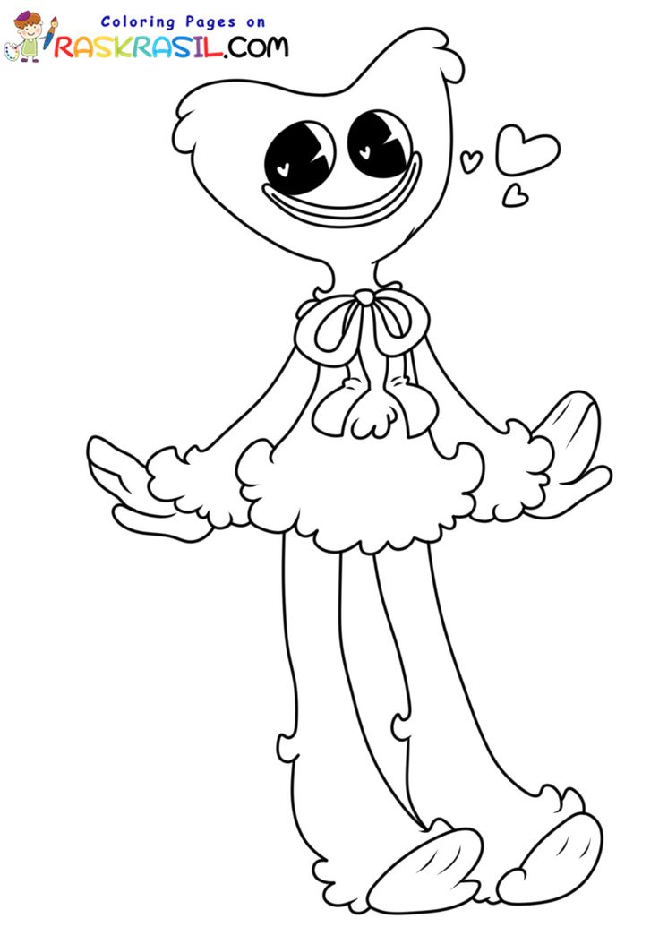 Huggy wuggy coloring pages new pictures free printable detailed coloring pages monster coloring pages pattern coloring pages