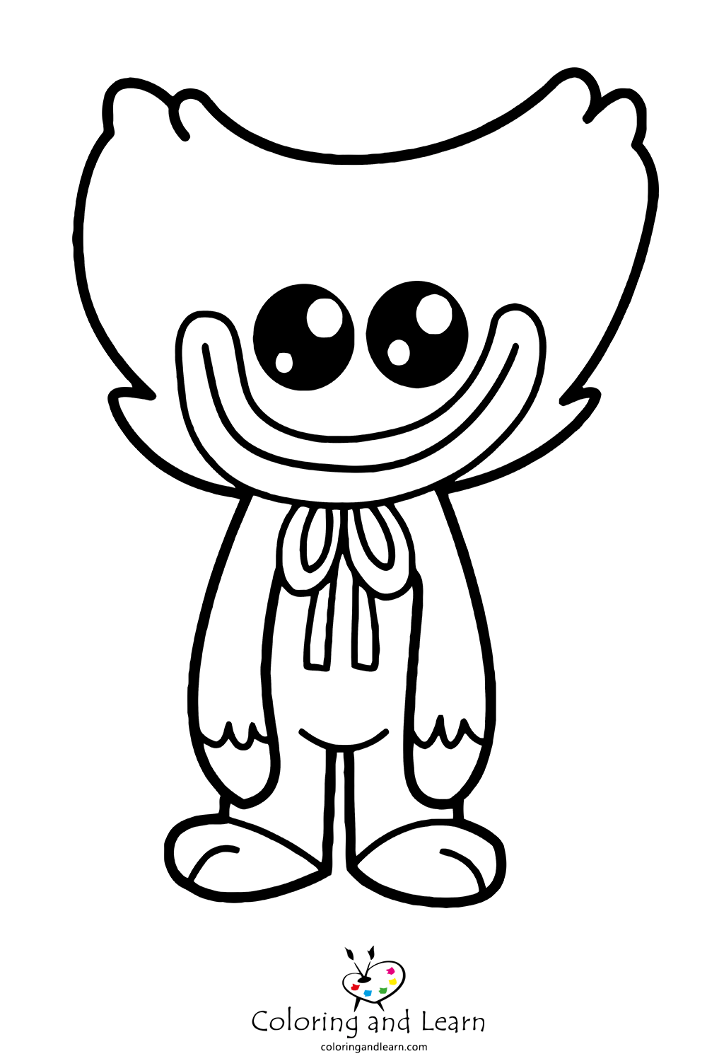 Huggy wuggy coloring pages