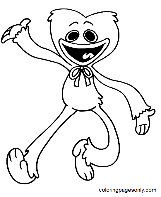 Huggy wuggy coloring pages printable for free download