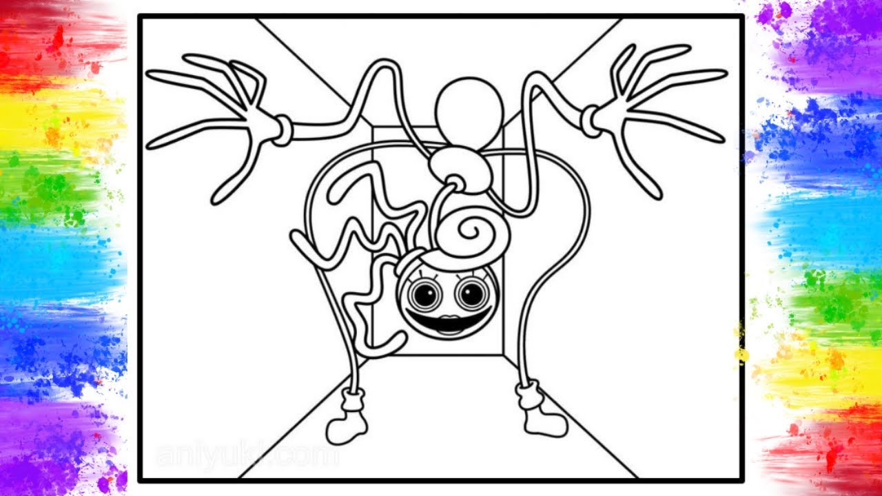 Mommy long legs coloring pages poppy playtime coloring elektronomia rud