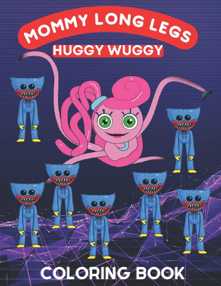 Mommy long legs huggy wuggy coloring book fun coloring pages featuring your favorite characters