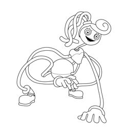 Mommy long legs standing poppy playtime coloring page coloring pages coloring pages for kids wedding coloring pages