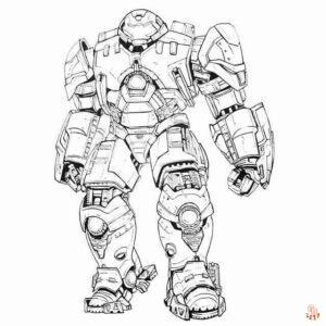 Hulk buster printable and free coloring pages for kids