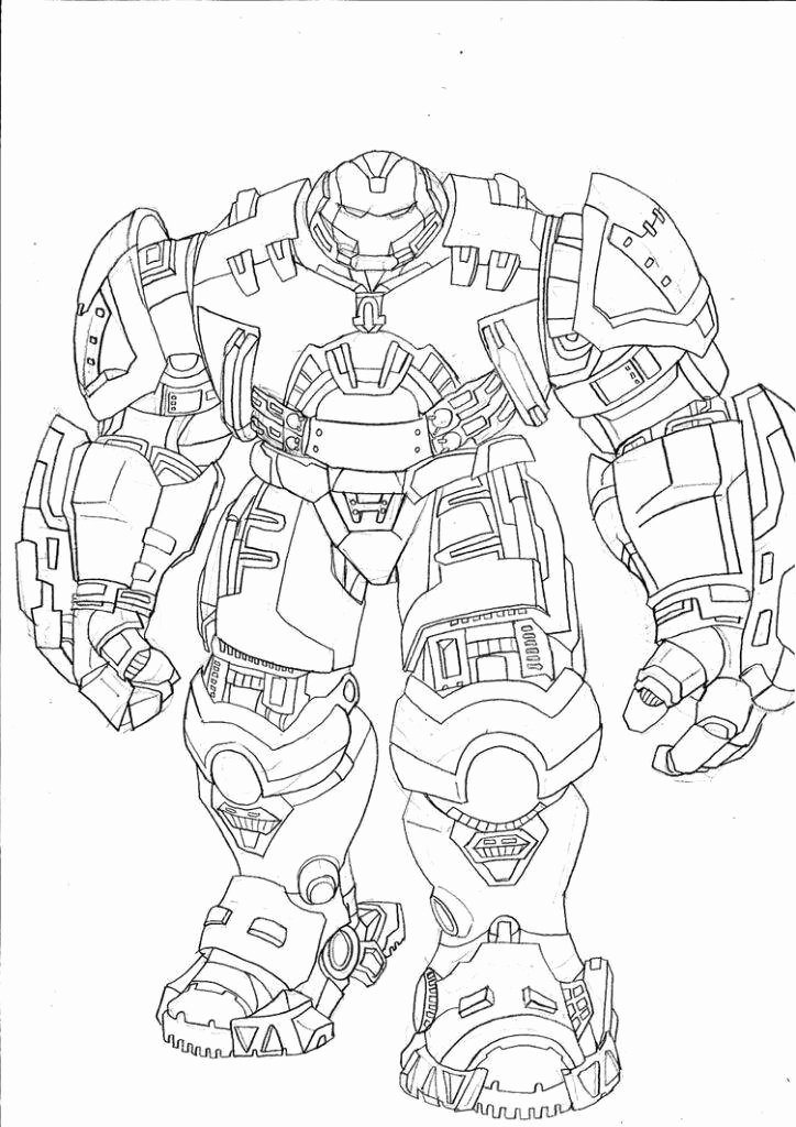 Hulkbuster coloring page