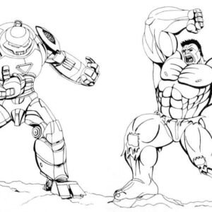 Hulkbuster coloring pages printable for free download
