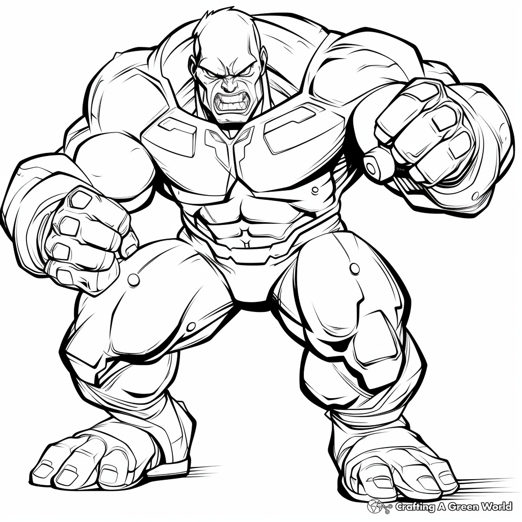 Hulk coloring pages
