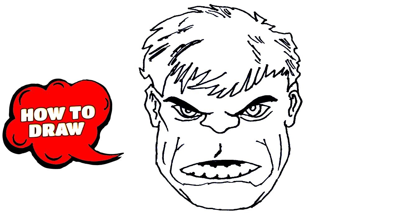 How to draw the hulk step by step sketch tutorial hulk drawing images