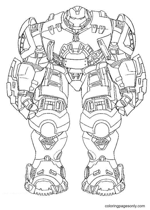 Hulk coloring pages printable for free download