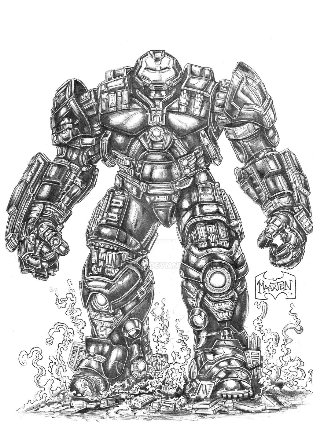 Iron man hulkbuster by xpendable on