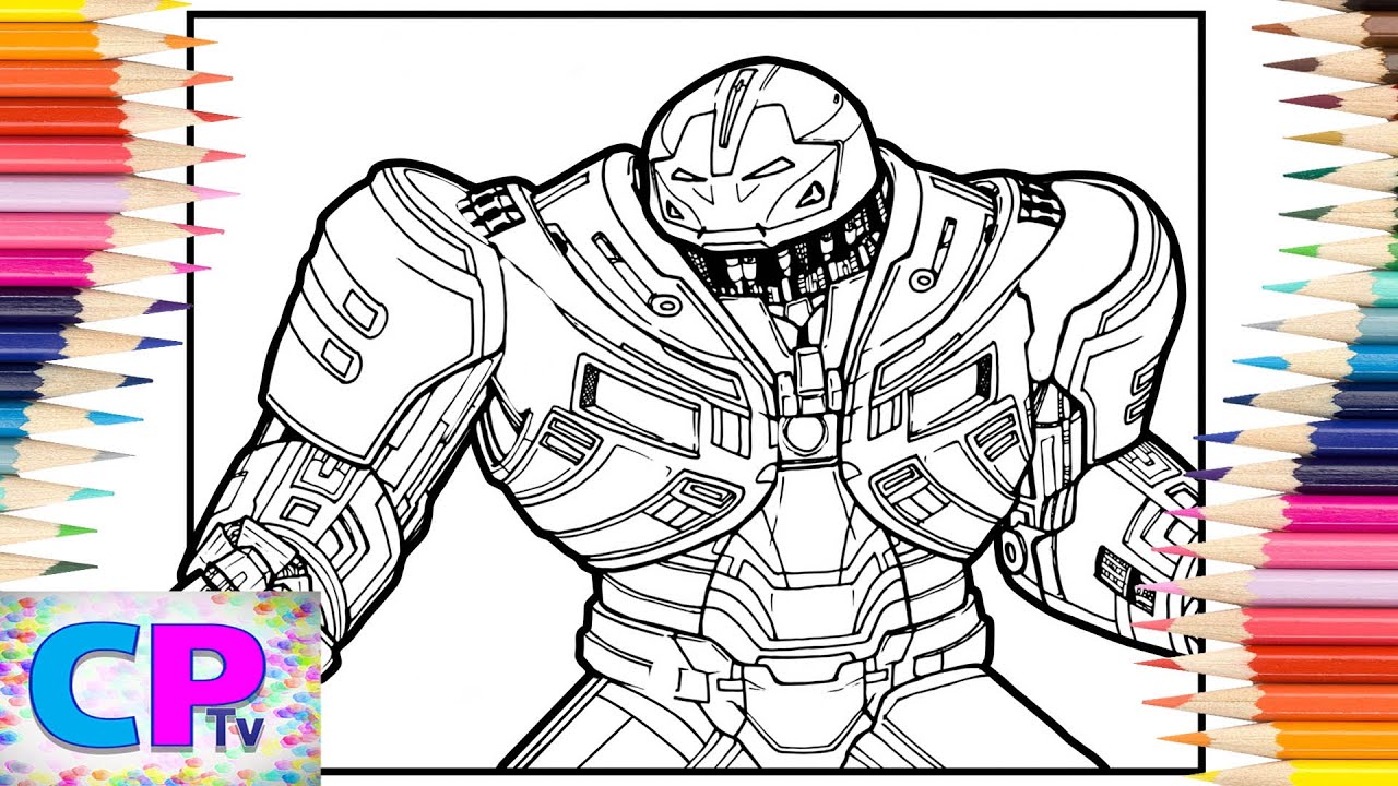 Iron an hulkbuster super speed coloring pagesgold hulkbusterrd prototype
