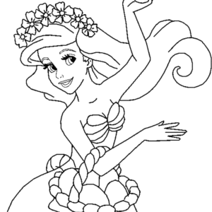 Ariel coloring pages printable for free download