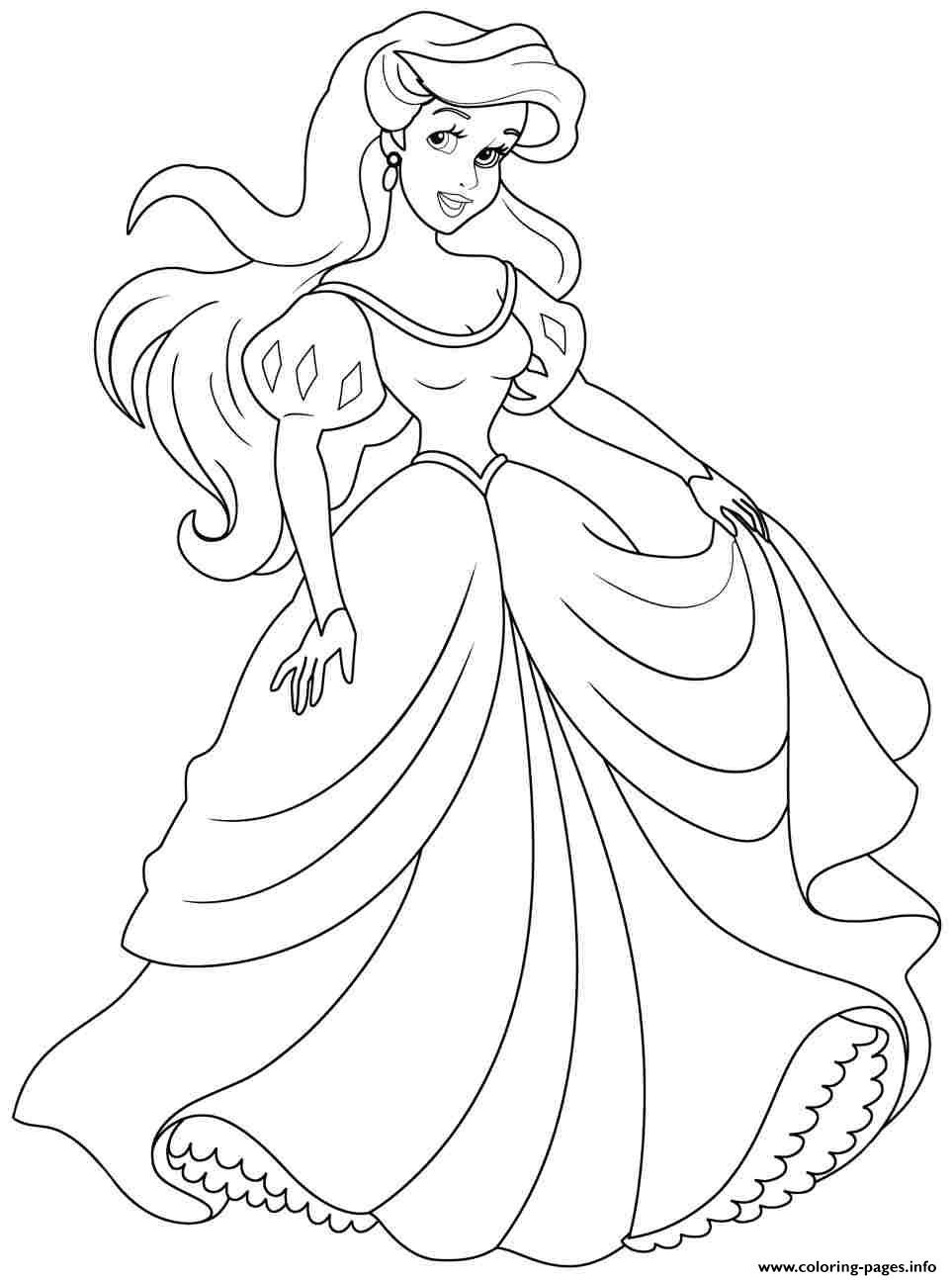 Print princess ariel human coloring pages disney princess colors disney princess coloring pages rapunzel coloring pages