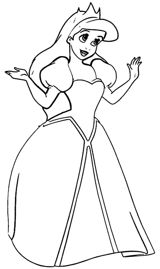 Excellent photo of ariel coloring page