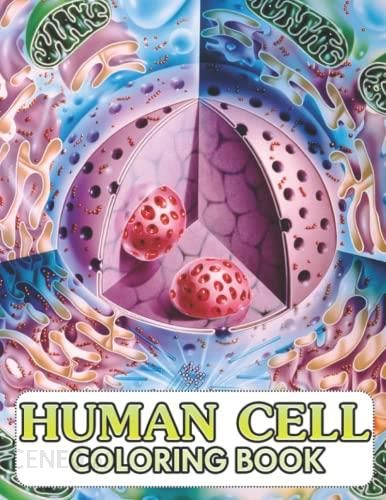 Human cell coloring book incredible illustrations with amazing coloring pages for adults fun and relaxation perfect gift for special occasions