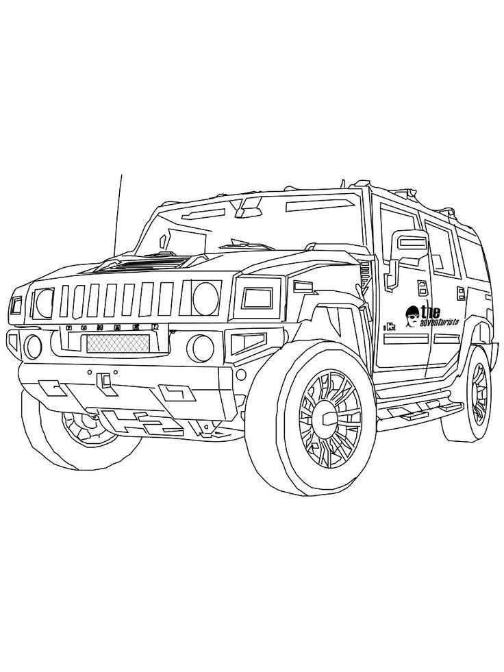 Hummer coloring pages coloring pages for boys coloring pages color