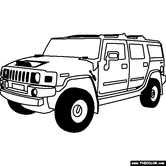 Huer h coloring page