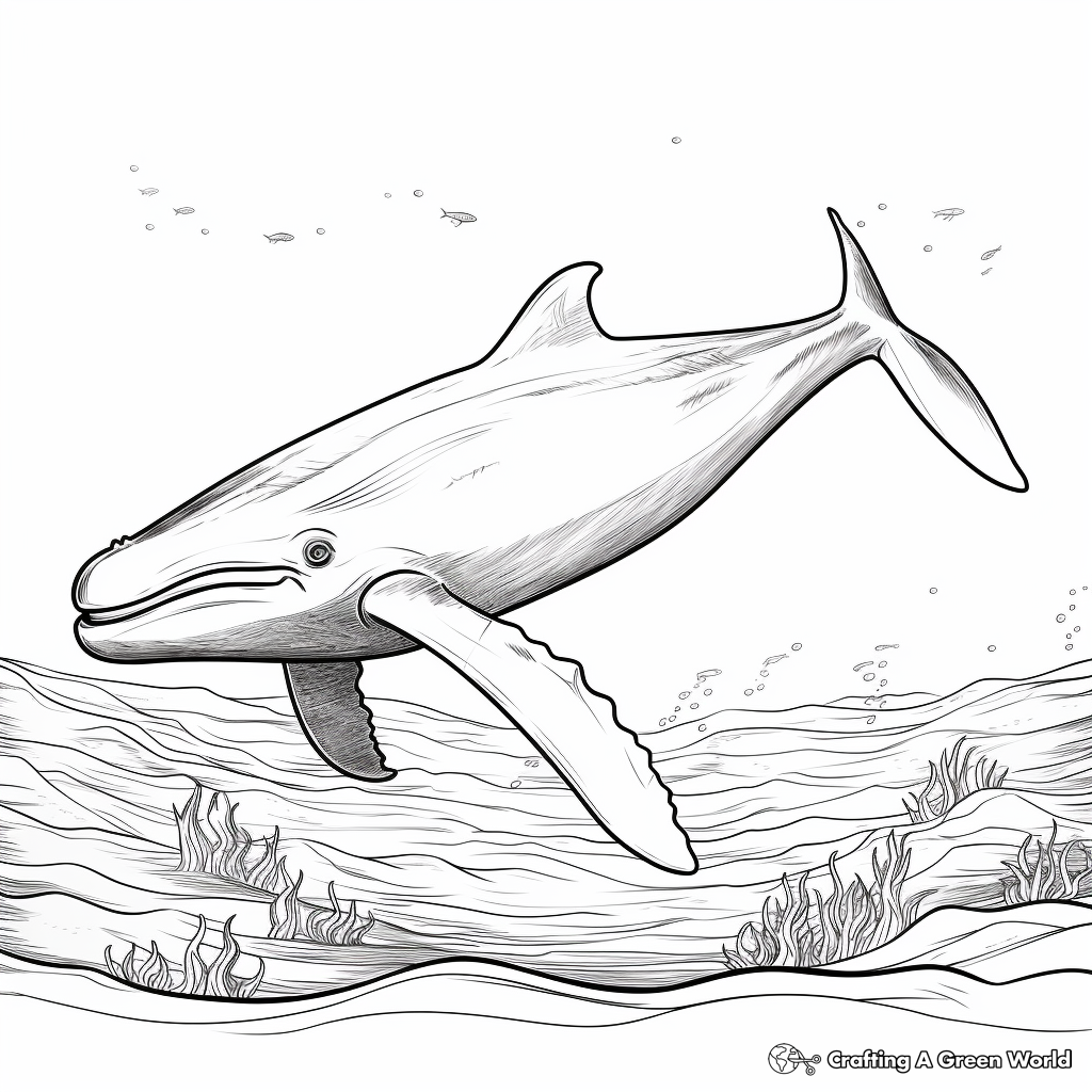 Humpback whale coloring pages