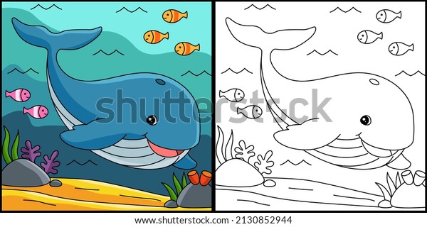 Whale coloring images stock photos d objects vectors