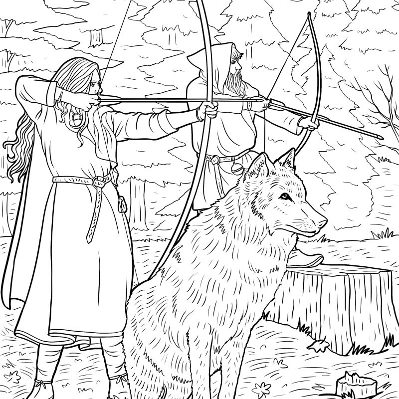 Free coloring pages â lykos leather
