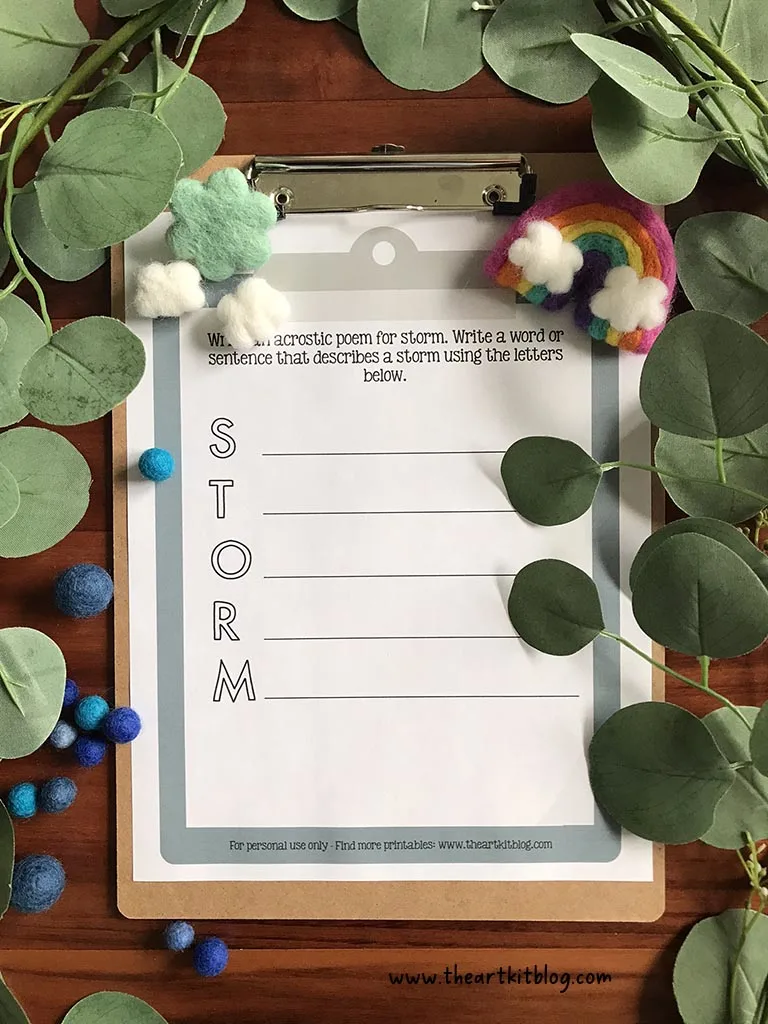 Free printable acrostic poem templates for may â the art kit