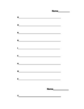 Hurricane and tornado acrostic poem template by g favorites tpt