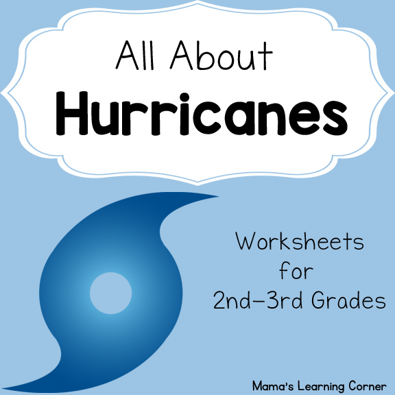 Hurricane worksheets