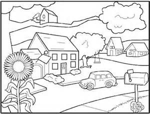House coloring pages