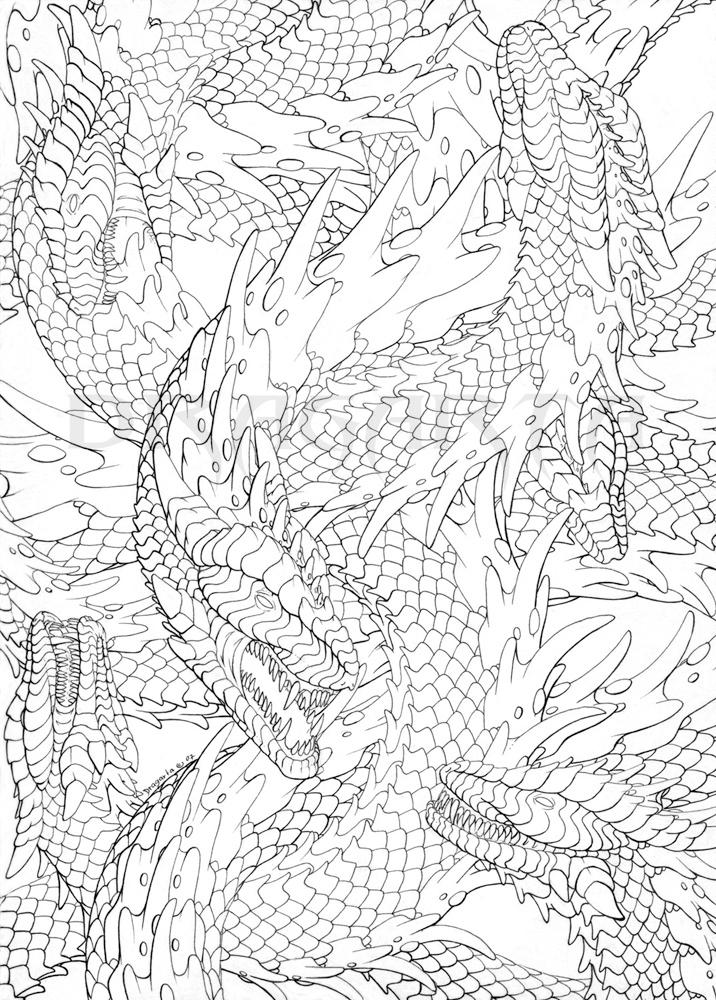Greedy hydra ink by dragarta on