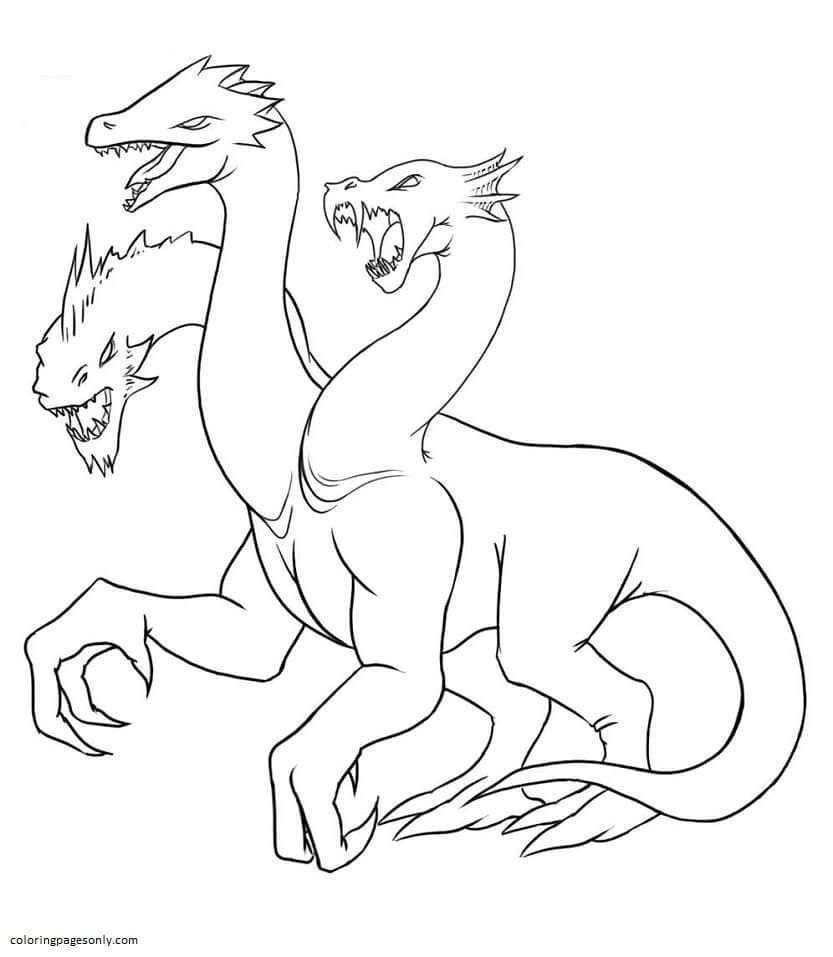 Hydra coloring pages printable for free download