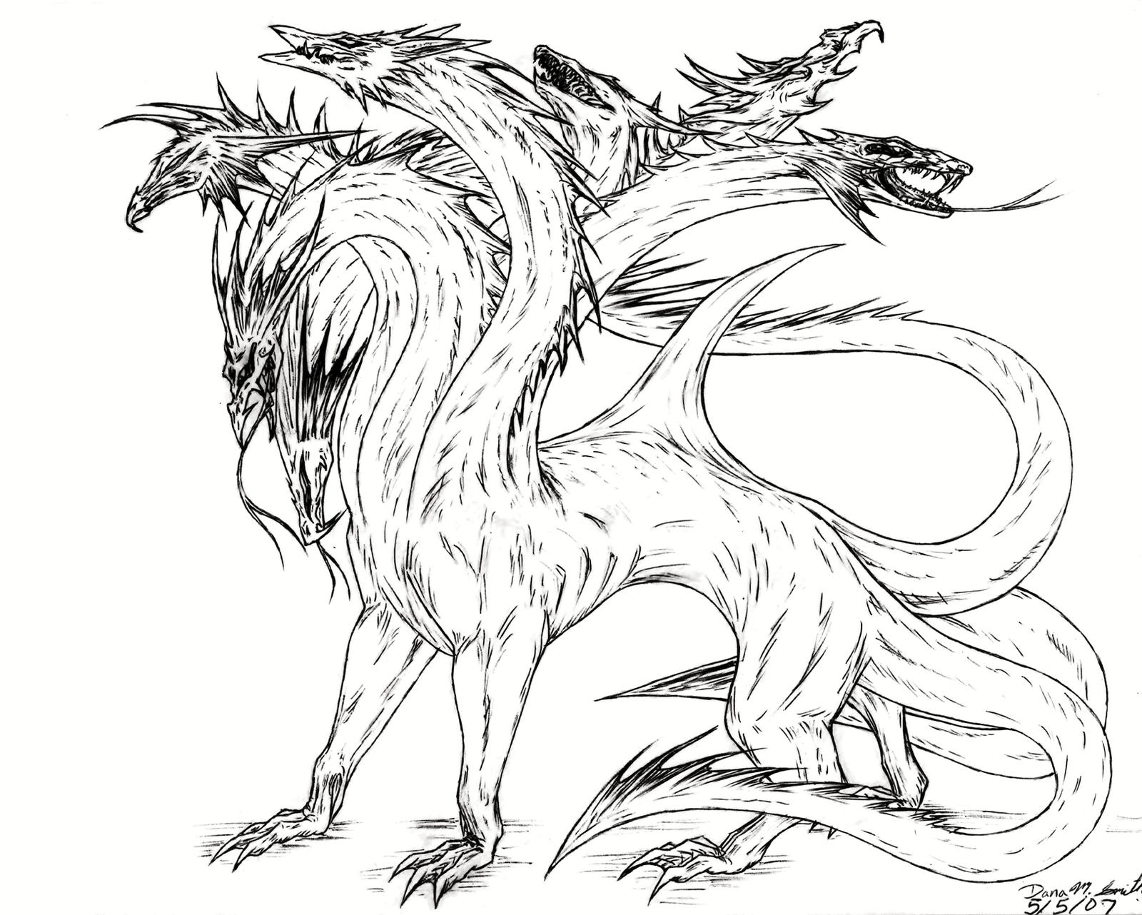 Hydra sketch by cryofthebeast on