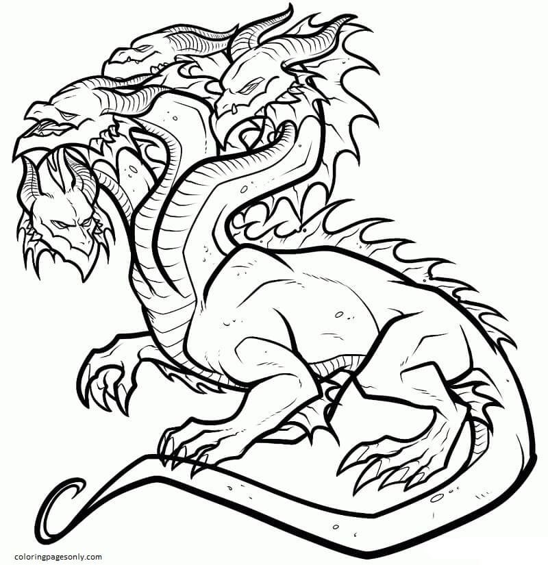 Hydra coloring pages printable for free download