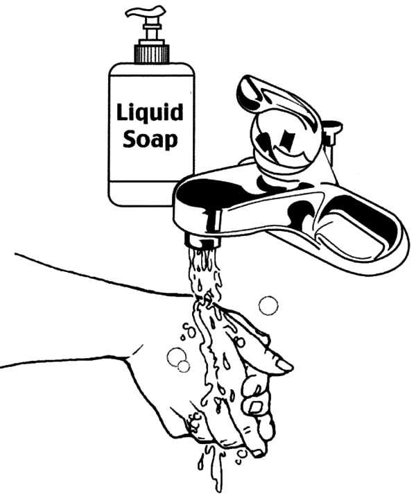 Hygiene coloring pages