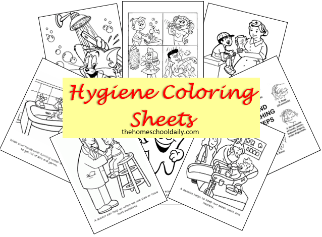 Hygiene printables activities
