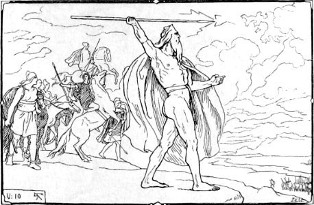 Freia gestures to hyndla by frãlich