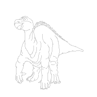 Hypselosaurus coloring pages