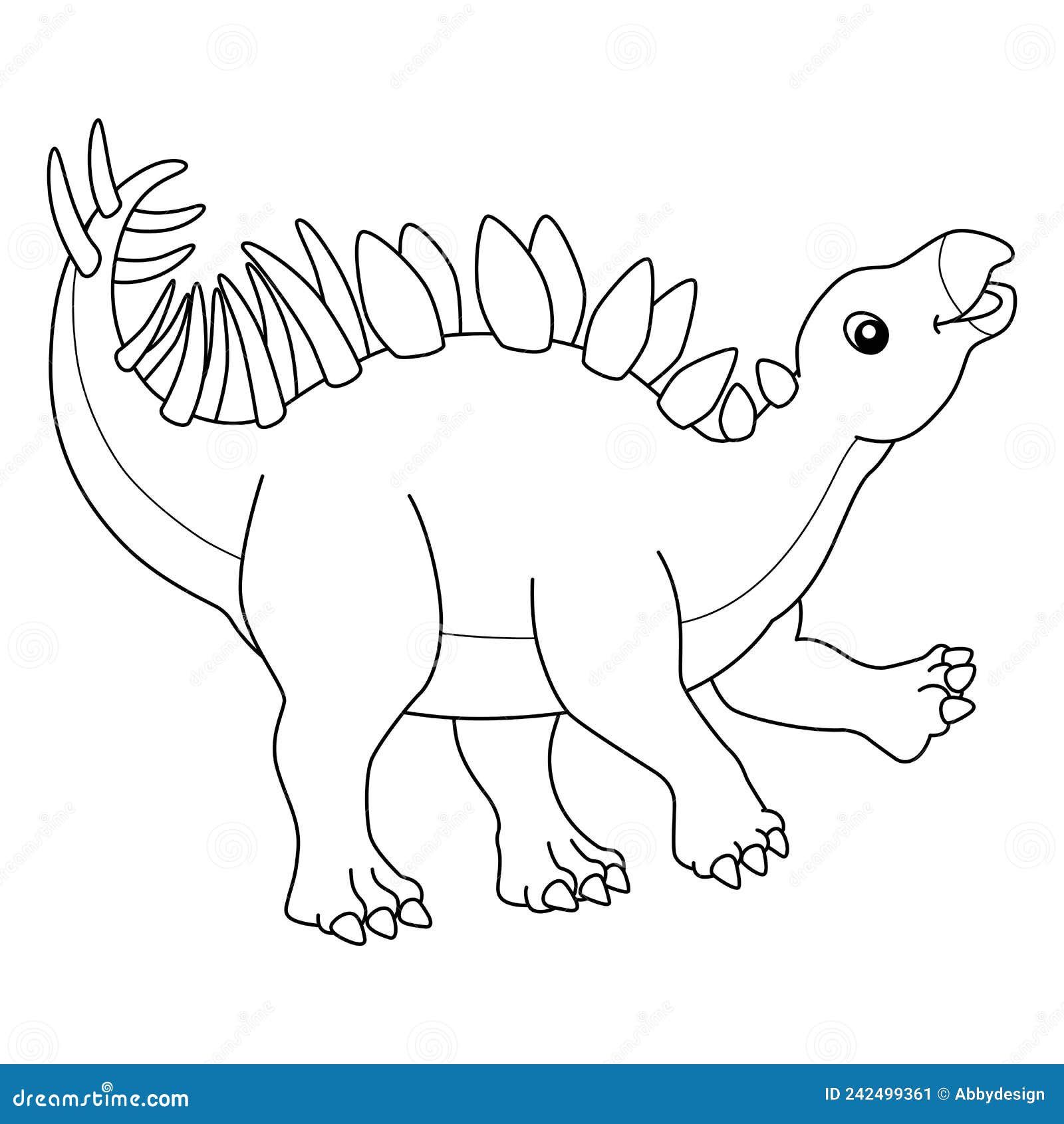 Cute kentrosaurus stock illustrations â cute kentrosaurus stock illustrations vectors clipart