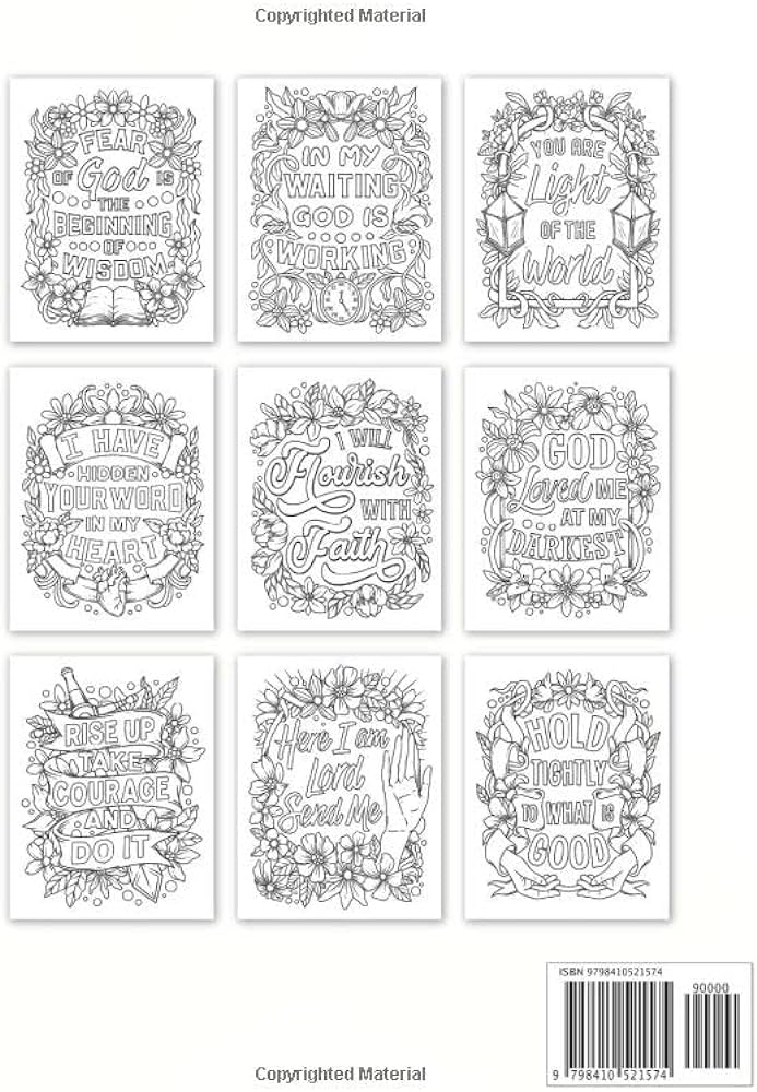 I am a child of god christian coloring book inspirational bible quote and scripture coloring for young adult and teens jm quiling books