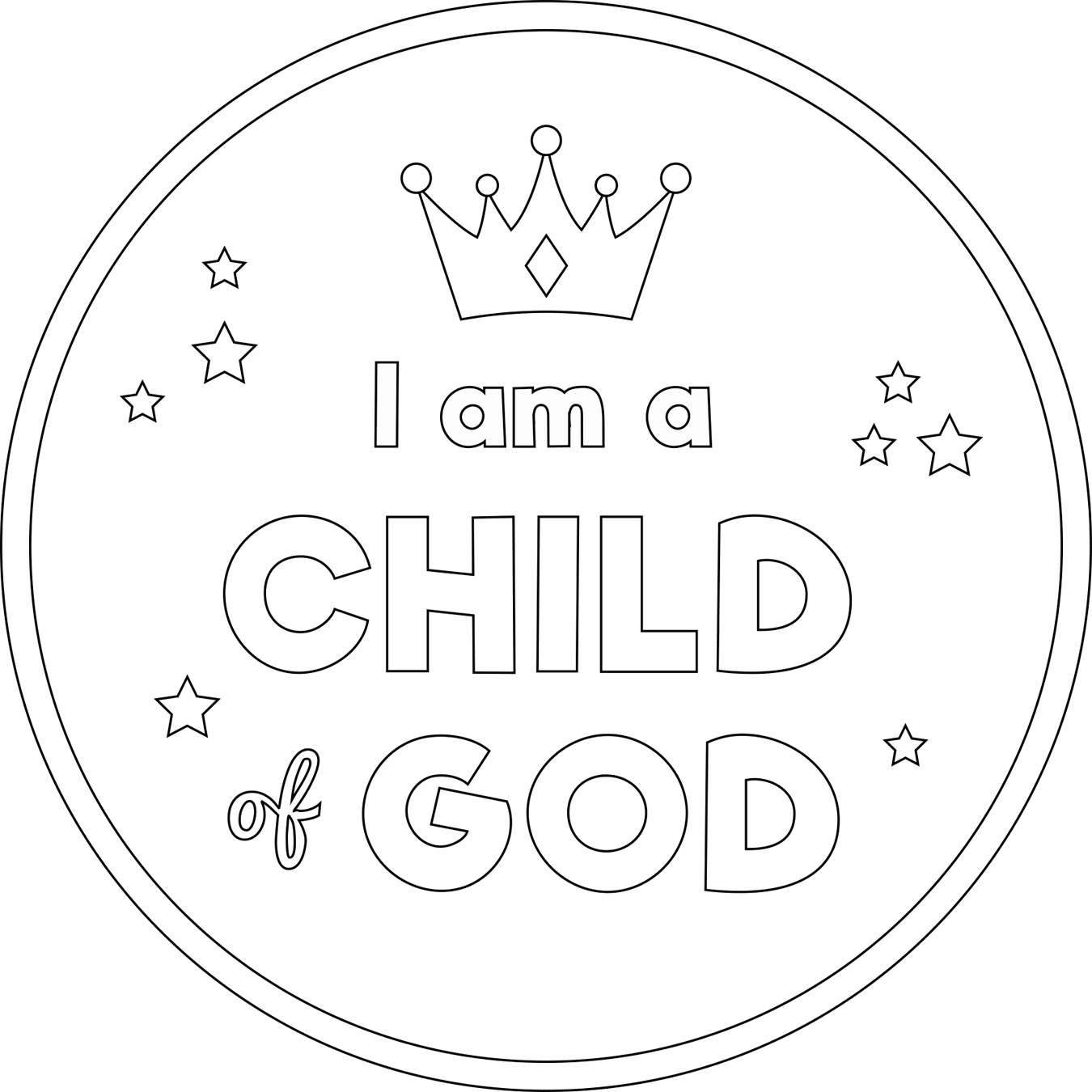 Primary program helps â free printables â i am a child of god