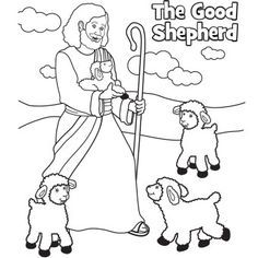 The good shepherd sunday school coloring pages the good shepherd bible coloring pages