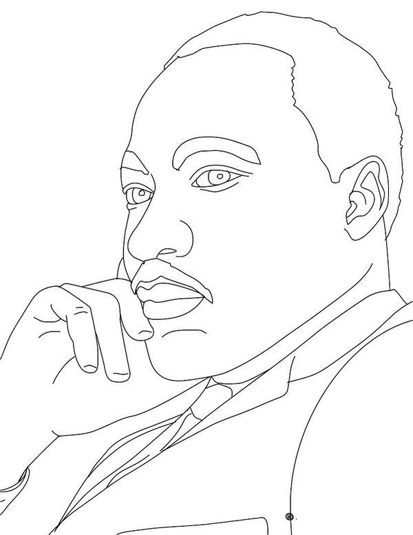 Mtin luther king jr coloring pages and worksheets