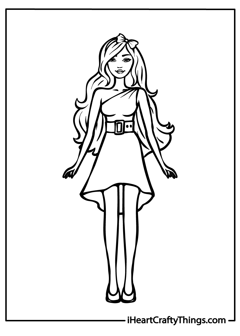 Fashion coloring pages free printables