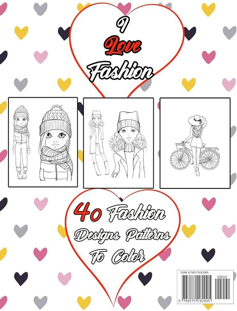 I love fashion fashion coloring book for girls fun fashion and fresh stylescreative haven fabulous fashions beauty coloring pages for girls loving fashion fa shion lovers girl books