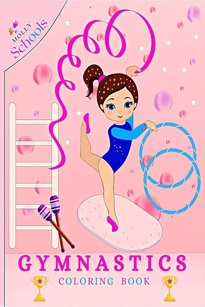 Gymnastics colorg book gymnastics colorg book for girls ages