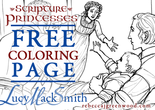 Free coloring page lucy mack smith â rebecca j greenwood