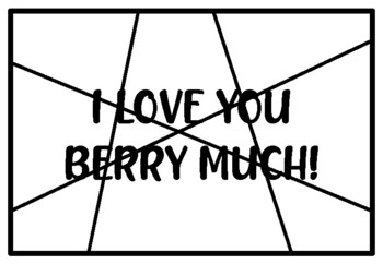 I love you berry much berry activity back to school coloring pages