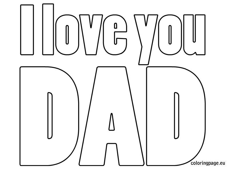 I love you dad