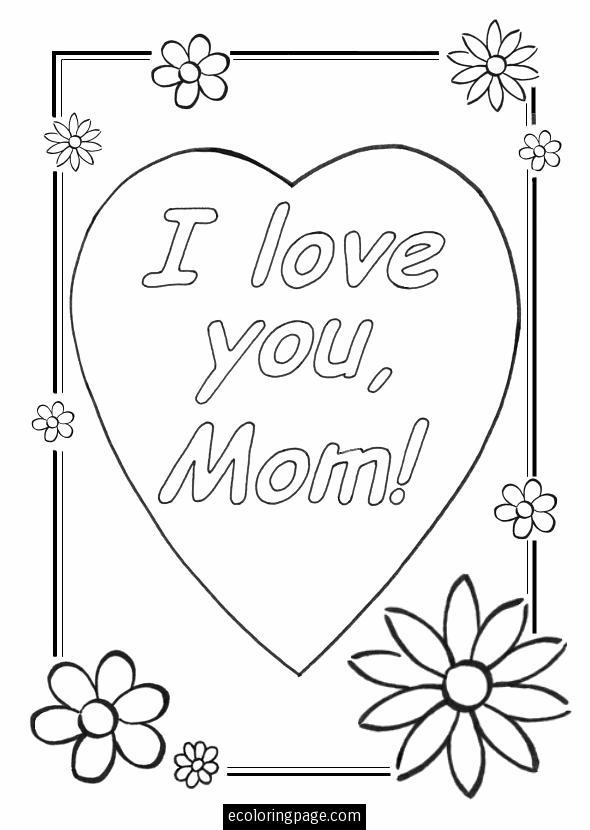 Mothers day coloring pages set of floral printable off