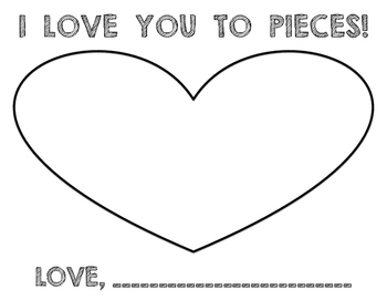 I love you to pieces