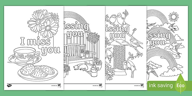 Missing you mindfulness louring pages ages